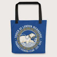 Black Tower Of London Menagerie Thames Fishing Club Bag - history buff gift by HistoHead