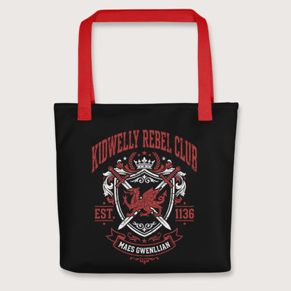 Red Kidwelly Rebel Club Maes Gwenllian 1136 Bag - history buff gift by HistoHead