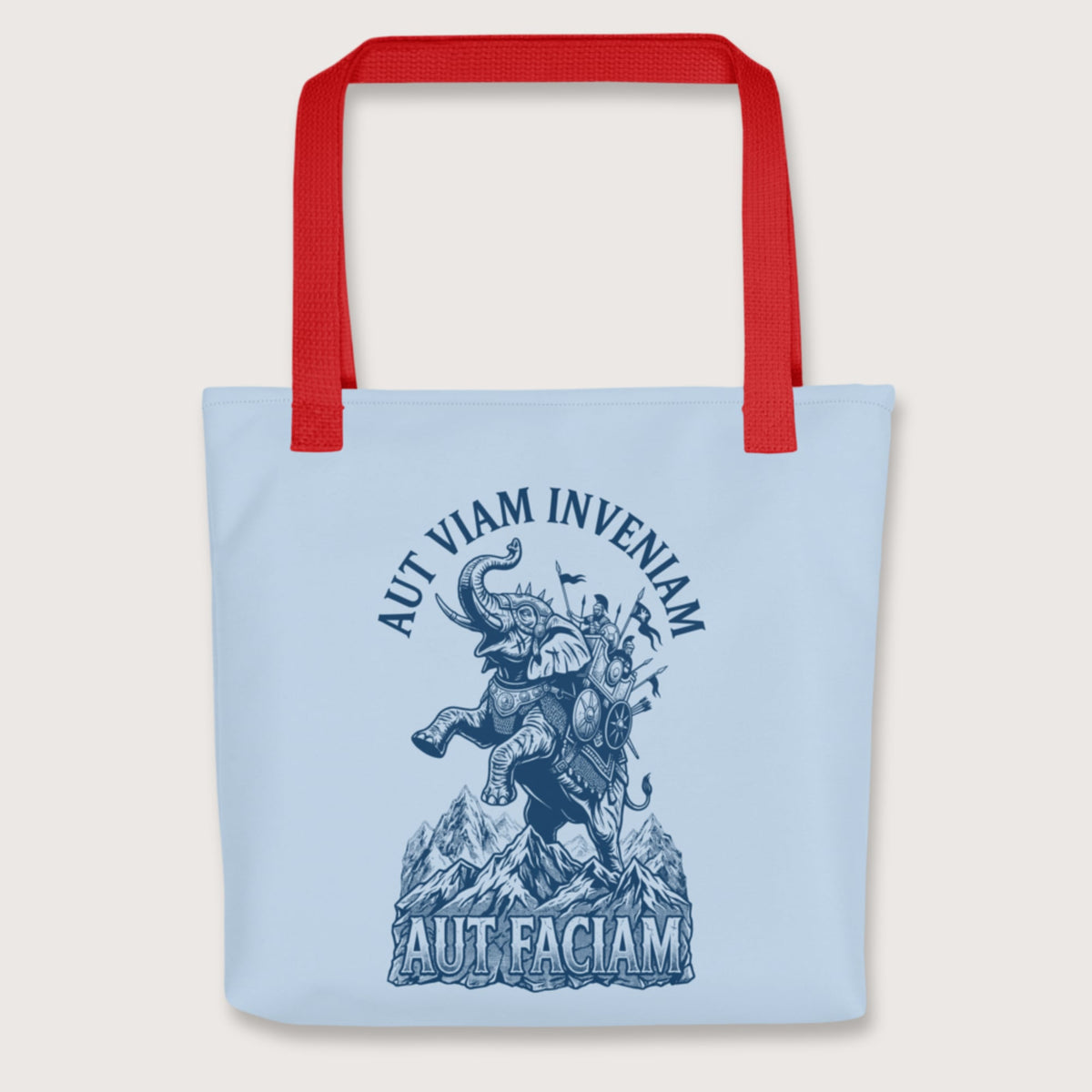 Red Aut Viam Inveniam Hannibal Quote Bag - history buff gift by HistoHead