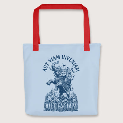 Red Aut Viam Inveniam Hannibal Quote Bag - history buff gift by HistoHead