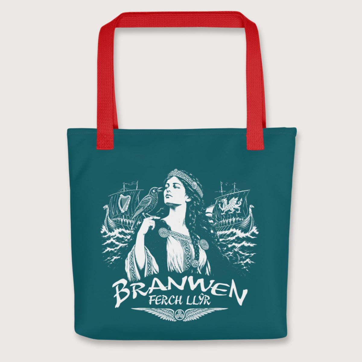 Red Branwen ferch Llŷr Bag - history buff gift by HistoHead