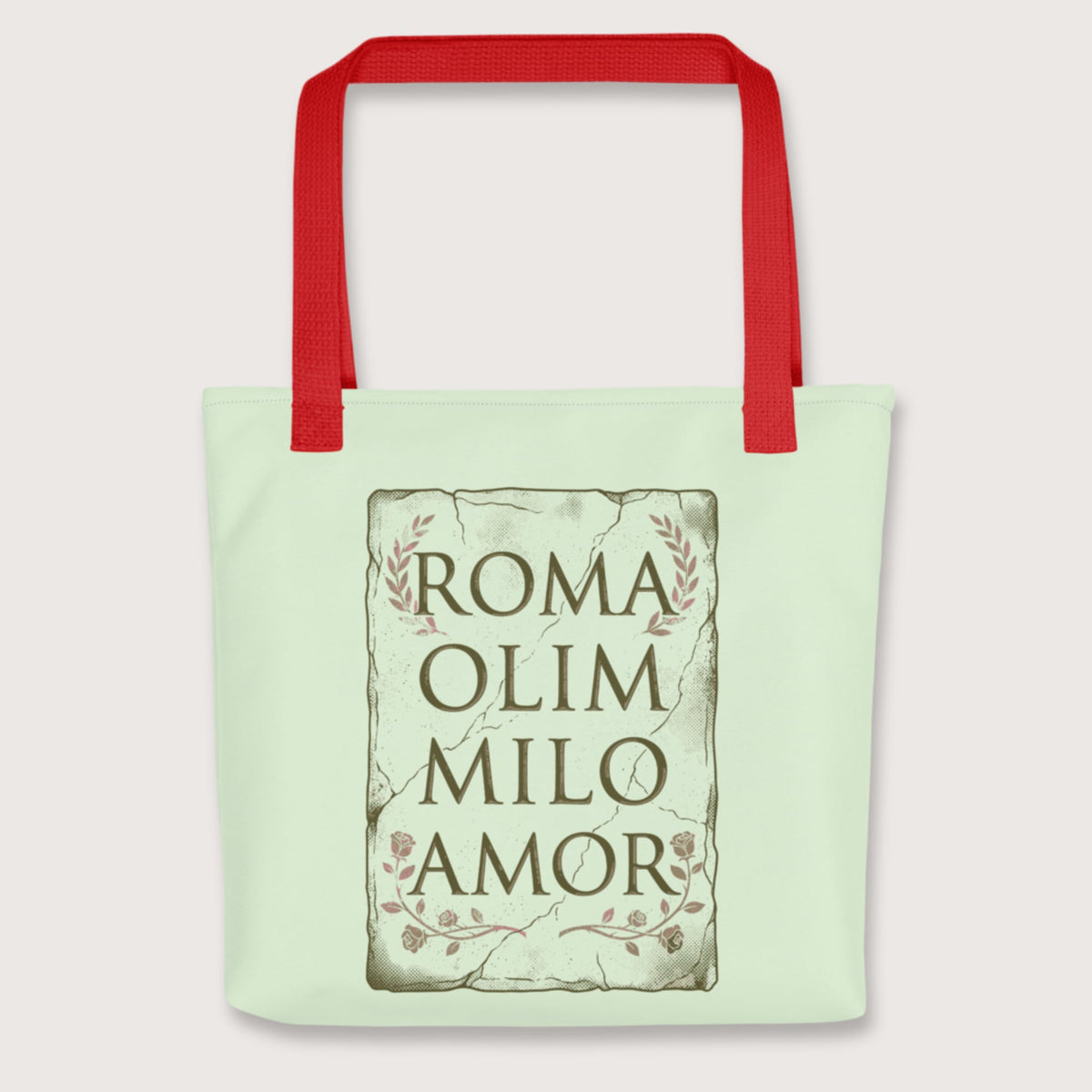 Red Roma Amor Bag - history buff gift by HistoHead