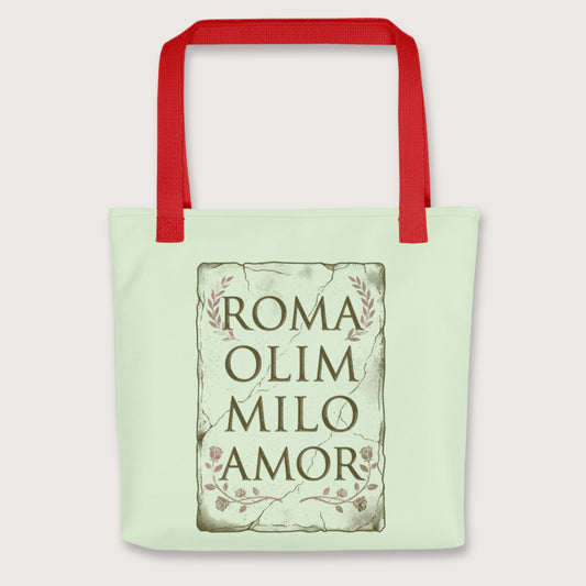 Red Roma Amor Bag - history buff gift by HistoHead
