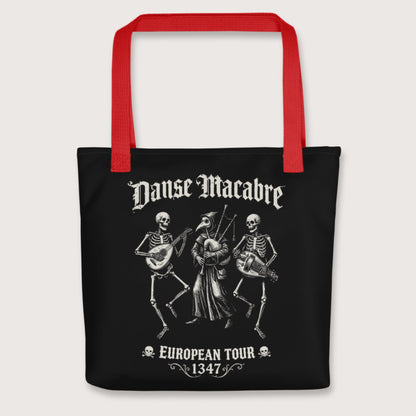 Red Danse Macabre European Tour Bag - history buff gift by HistoHead