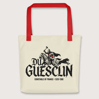 Red Du Guesclin Bag - history buff gift by HistoHead