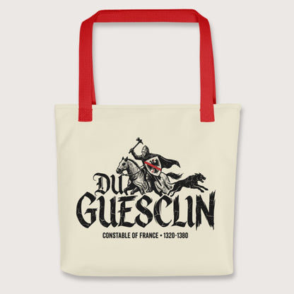 Red Du Guesclin Bag - history buff gift by HistoHead