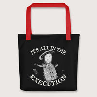 Red Henry VIII Execution Bag - history buff gift by HistoHead