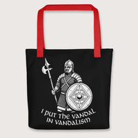 Red Vandal in Vandalism Bag - history buff gift by HistoHead