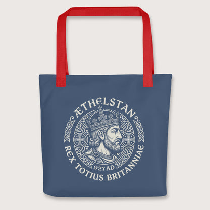 Red Æthelstan King of All Britain Bag - history buff gift by HistoHead