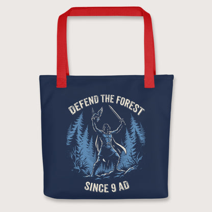 Red Defend the Forest Bag - history buff gift by HistoHead