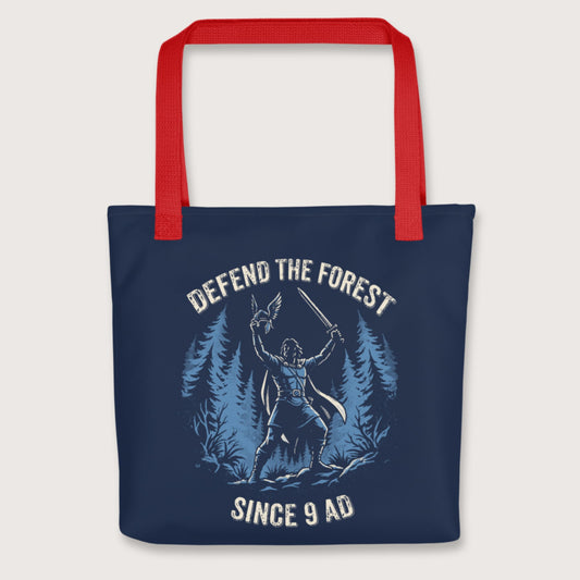 Red Defend the Forest Bag - history buff gift by HistoHead