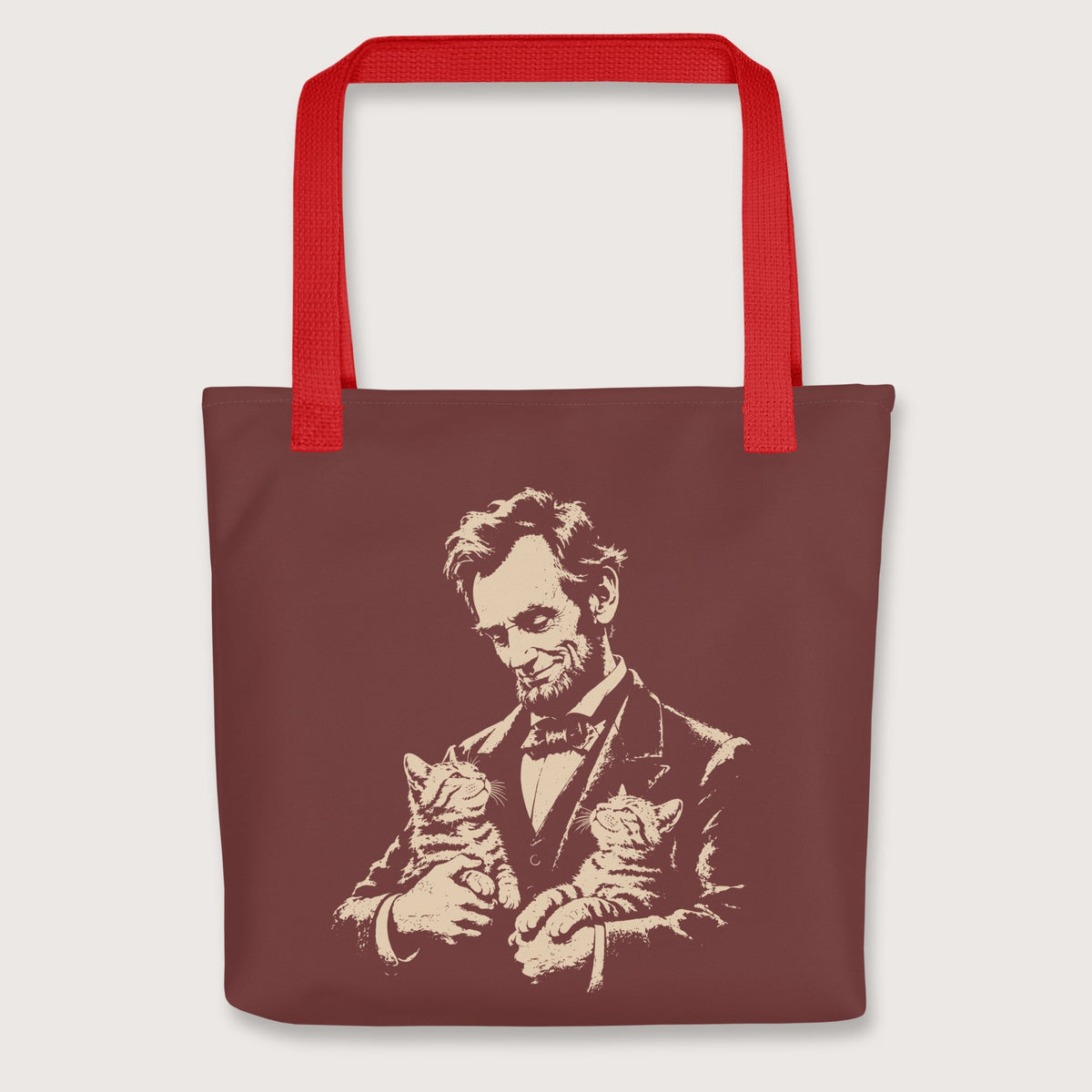 Red Lincoln's Cats Bag - history buff gift by HistoHead
