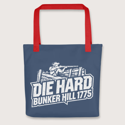 Red Die Hard Bunker Hill 1775 Bag - history buff gift by HistoHead