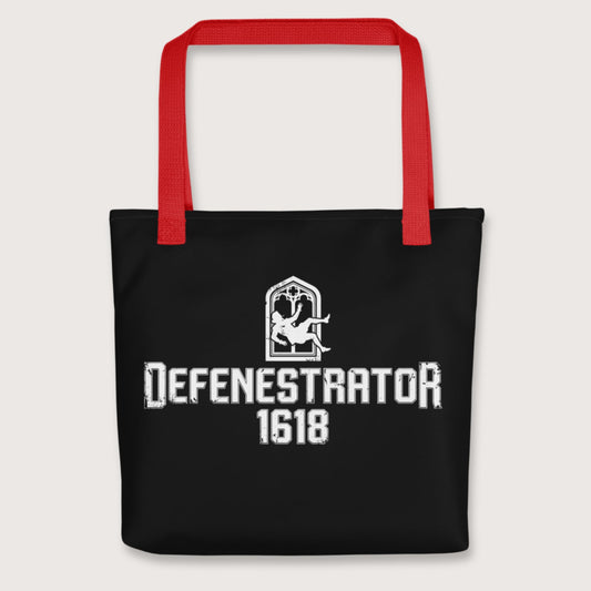 Red Defenestrator Bag - history buff gift by HistoHead
