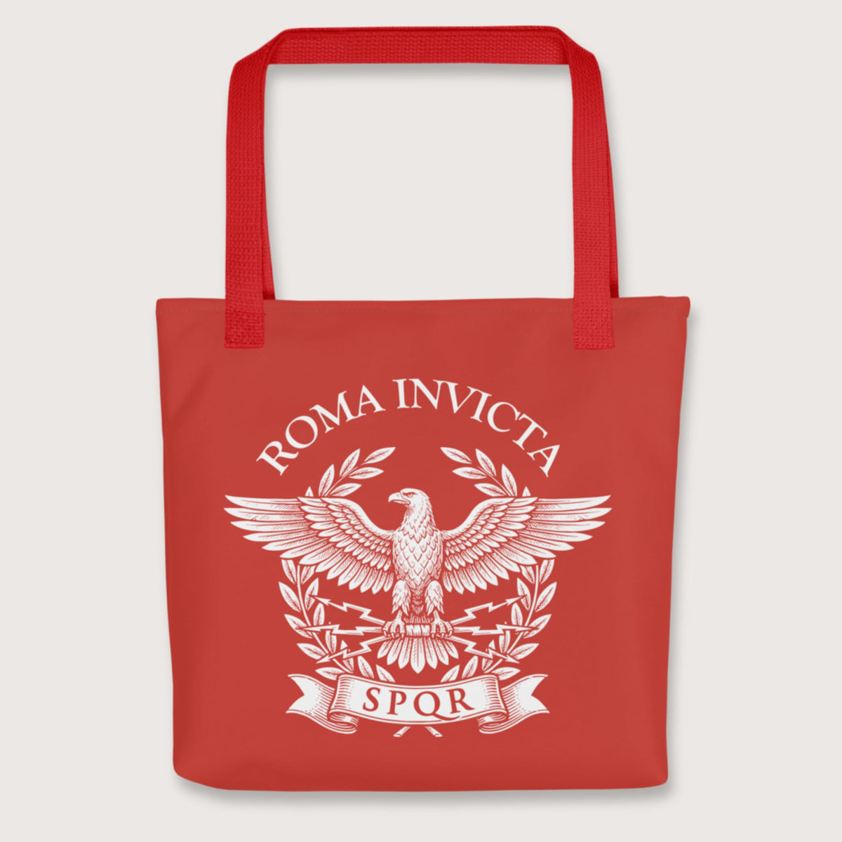 Red Roma Invicta Bag - history buff gift by HistoHead