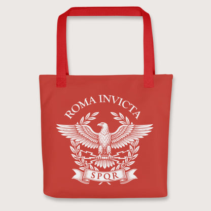 Red Roma Invicta Bag - history buff gift by HistoHead