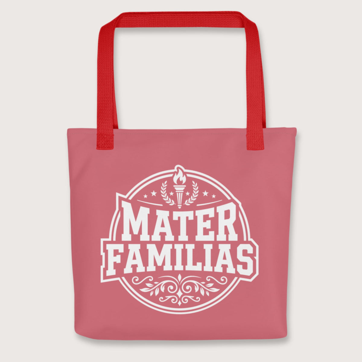 Red Mater Familias Latin Bag - history buff gift by HistoHead