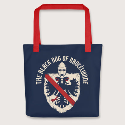 Red Du Guesclin The Black Dog of Brocéliande Bag - history buff gift by HistoHead