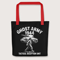 Red Ghost Army Bag - history buff gift by HistoHead