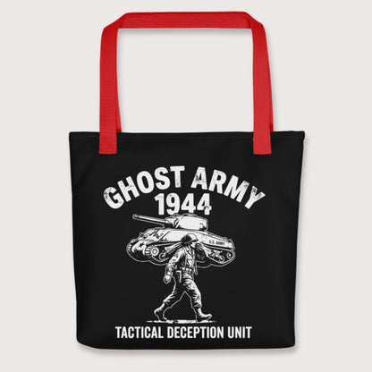 Red Ghost Army Bag - history buff gift by HistoHead