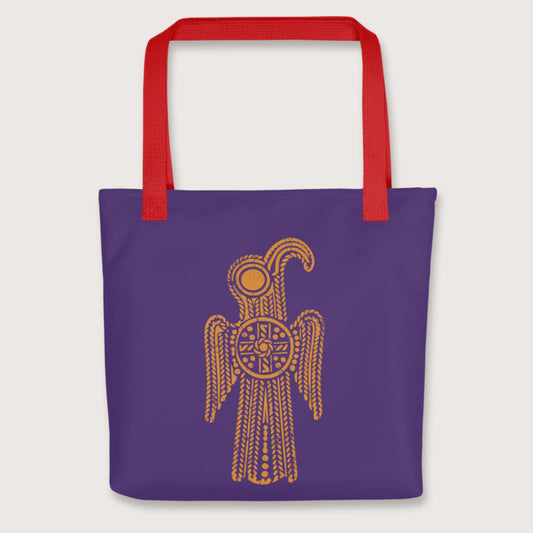 Red Anglo-Saxon Eagle Bag - history buff gift by HistoHead