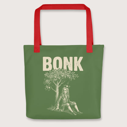 Red Newton Bonk Bag - history buff gift by HistoHead