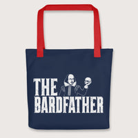Red Shakespeare The Bardfather Bag - history buff gift by HistoHead