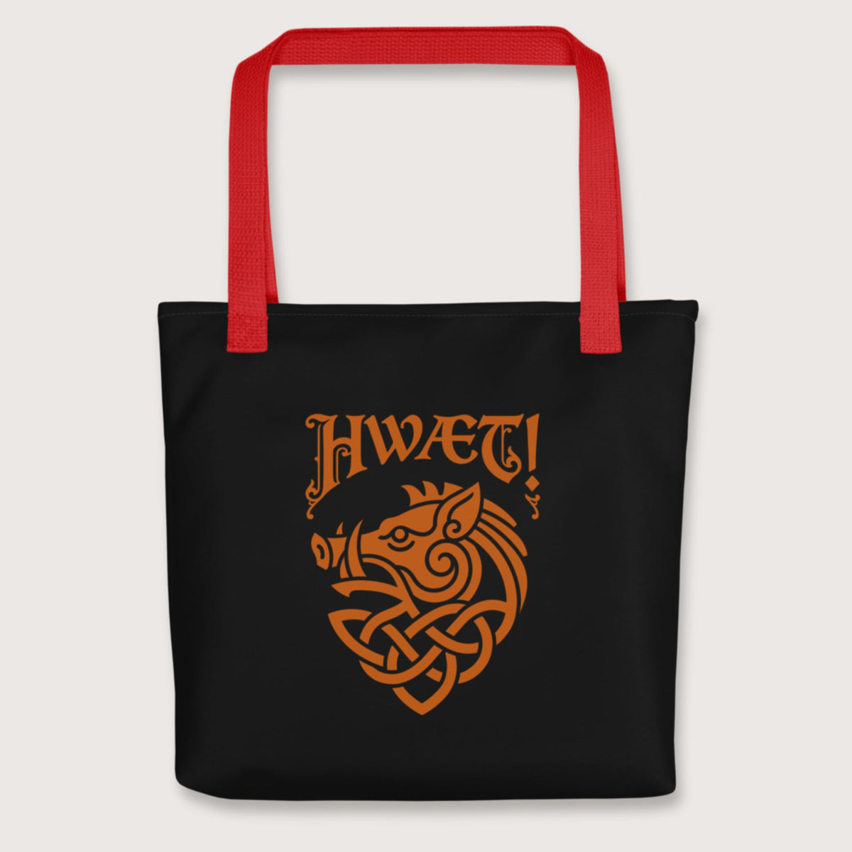 Red Hwaet Boar Bag - history buff gift by HistoHead