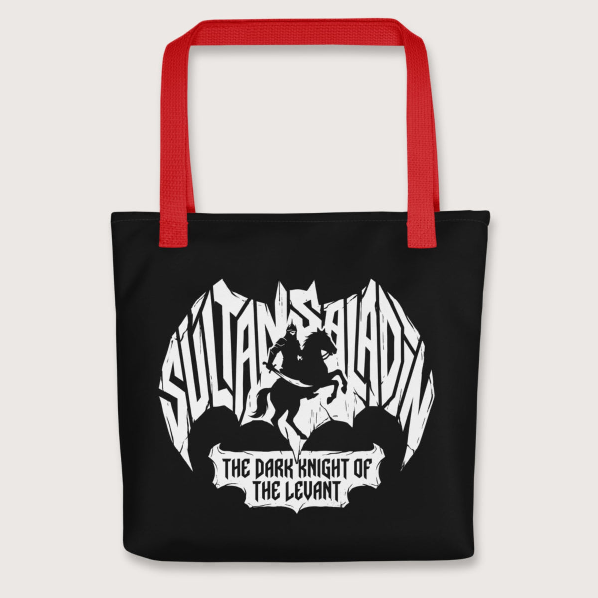 Red Saladin Dark Knight Bag - history buff gift by HistoHead