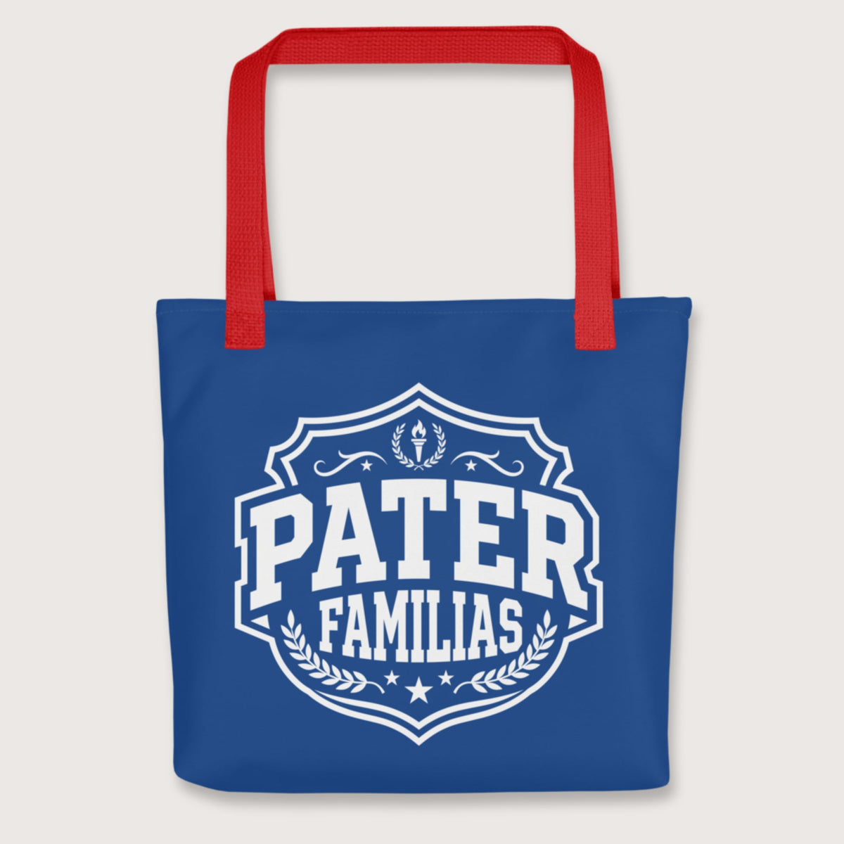 Red Pater Familias Latin Bag - history buff gift by HistoHead