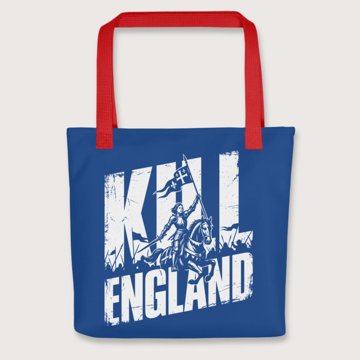 Red Joan of Arc Kill England Bag - history buff gift by HistoHead