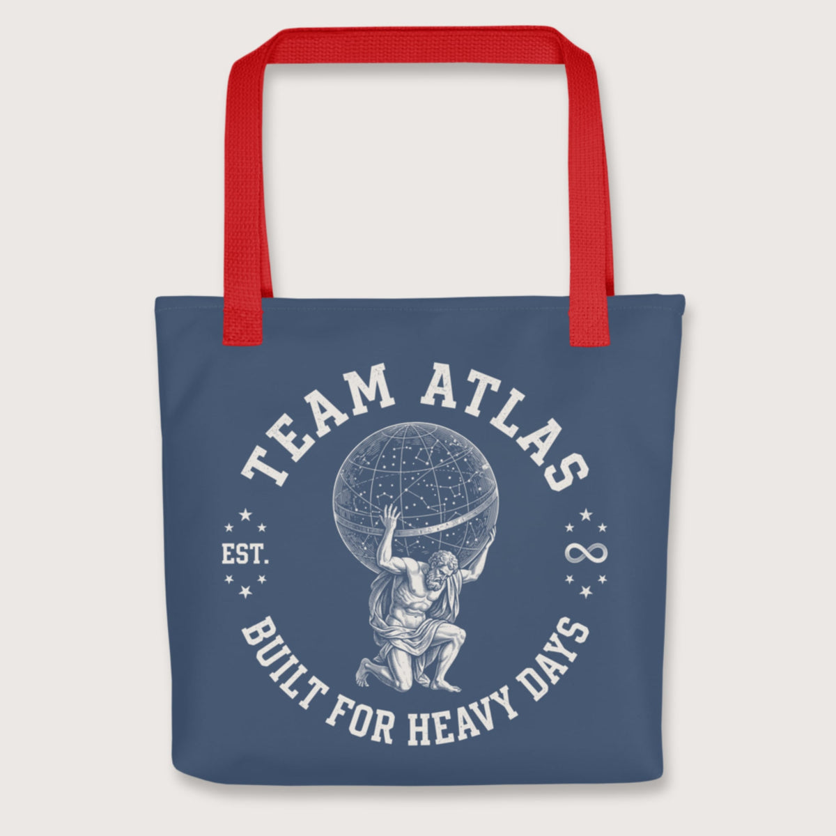 Red Team Atlas Built For Heavy Days Bag - history buff gift by HistoHead