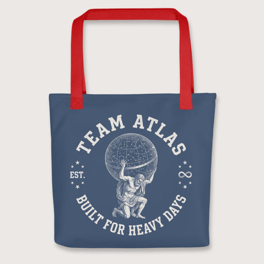 Red Team Atlas Built For Heavy Days Bag - history buff gift by HistoHead