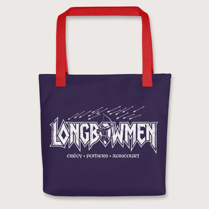 Red Longbowmen Bag - history buff gift by HistoHead