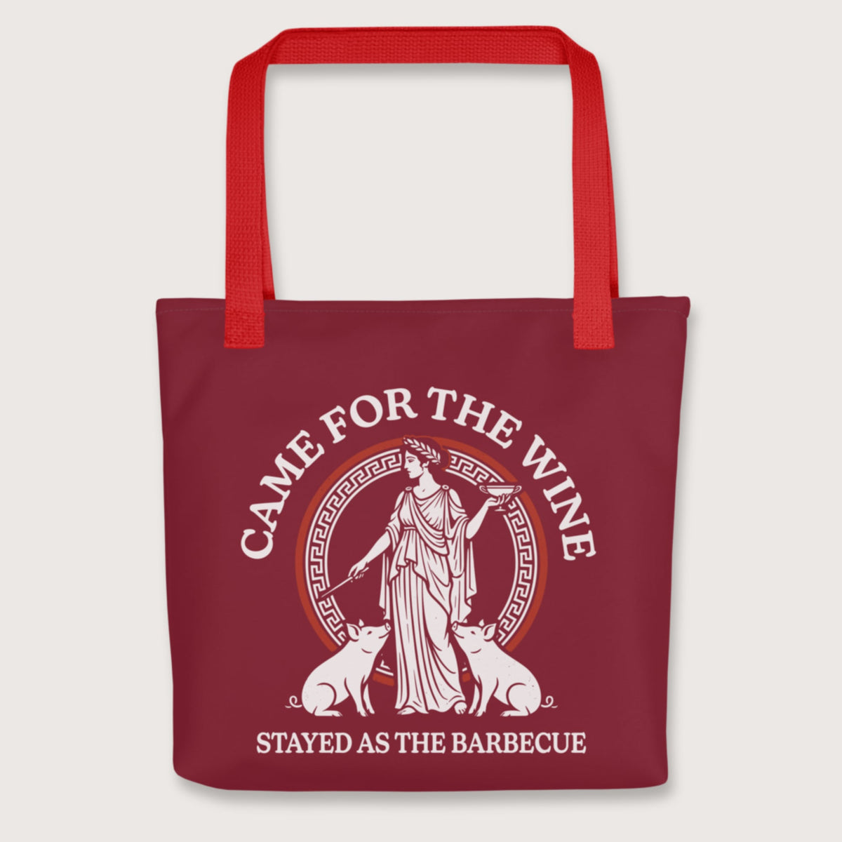 Red Circe Barbecue Bag - history buff gift by HistoHead