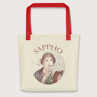 Red Sappho Bag - history buff gift by HistoHead