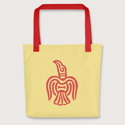 Red Viking York Raven Bag - history buff gift by HistoHead