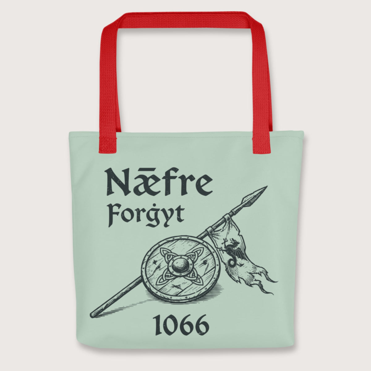 Red Never Forget 1066 Bag - history buff gift by HistoHead