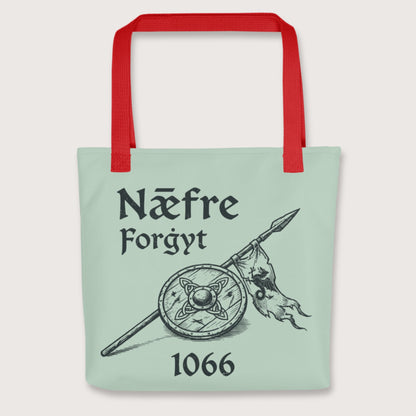 Red Never Forget 1066 Bag - history buff gift by HistoHead