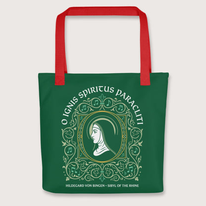 Red Hildegard von Bingen Bag - history buff gift by HistoHead