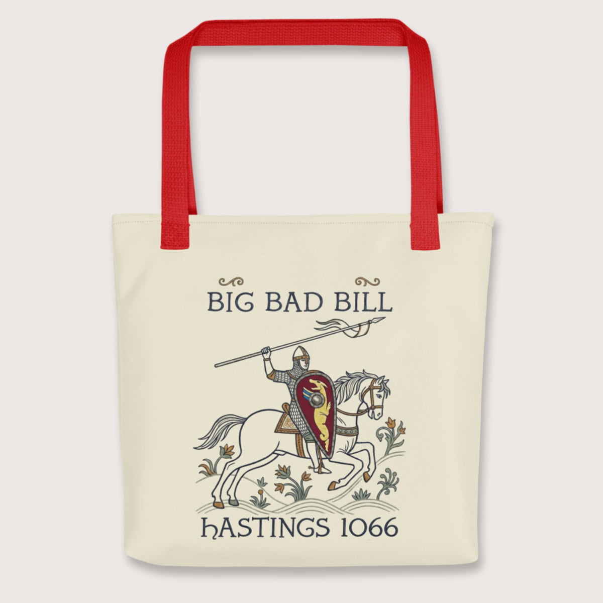 Red Big Bad Bill Bag - history buff gift by HistoHead