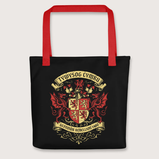 Red Glyndwr Rebellion 1400 Bag - history buff gift by HistoHead