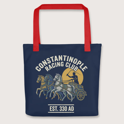 Red Constantinople Racing Club Bag - history buff gift by HistoHead