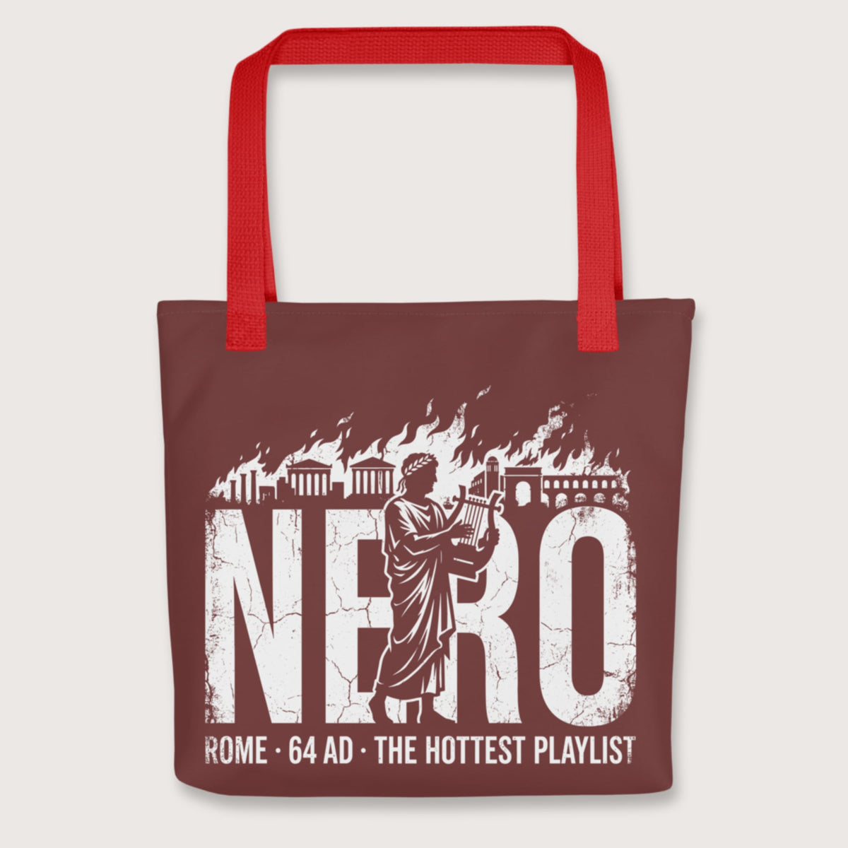 Red Nero's Hottest Playlist Bag - history buff gift by HistoHead