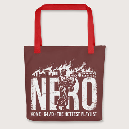 Red Nero's Hottest Playlist Bag - history buff gift by HistoHead