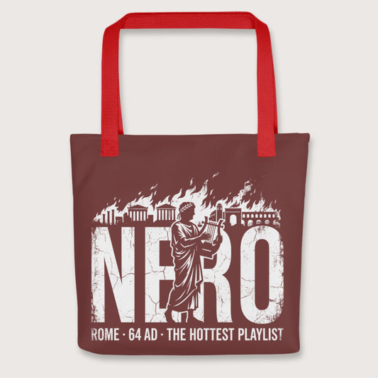 Red Nero's Hottest Playlist Bag - history buff gift by HistoHead