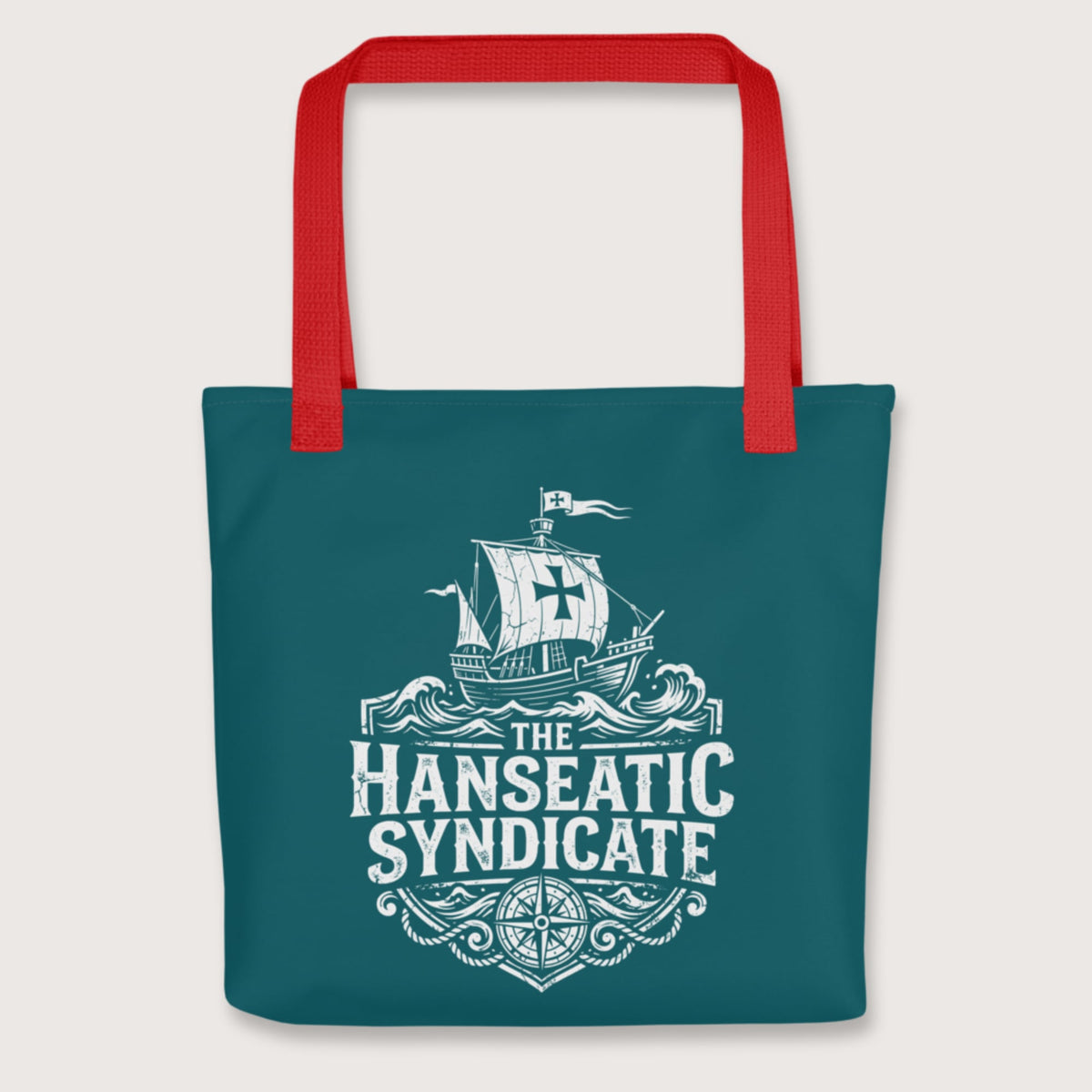 Red The Hanseatic Syndicate Bag - history buff gift by HistoHead