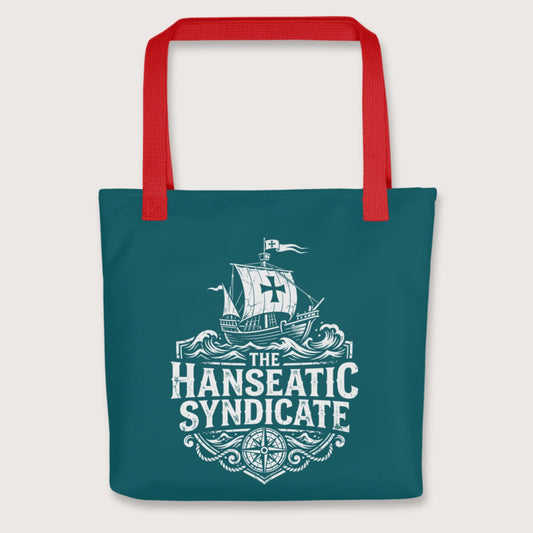 Red The Hanseatic Syndicate Bag - history buff gift by HistoHead