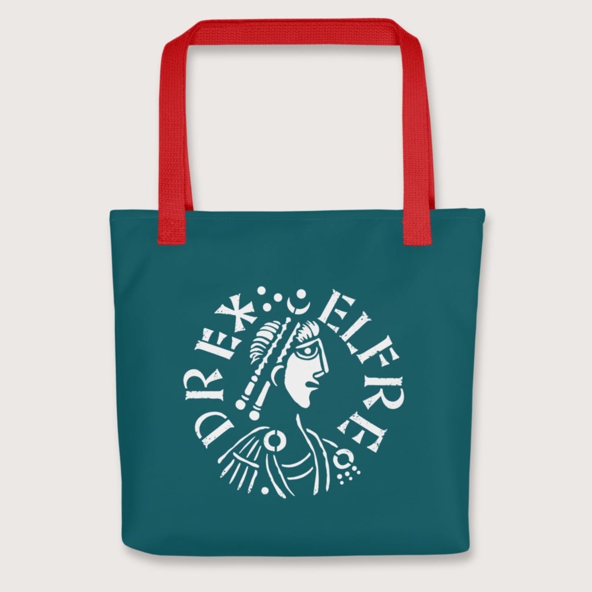 Red Alfred the Great Penny Bag - history buff gift by HistoHead