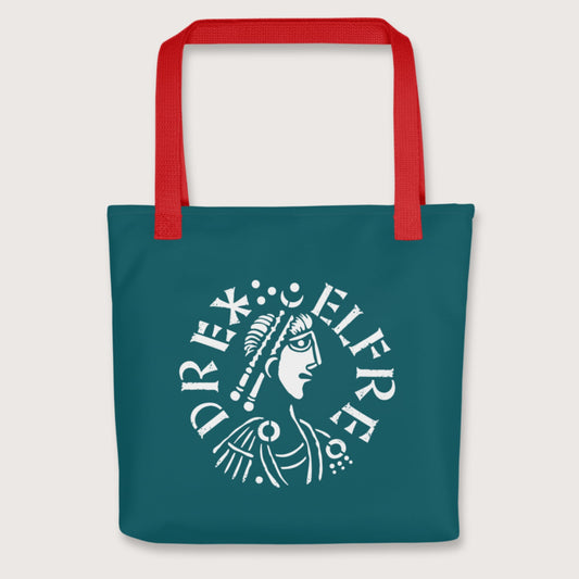 Red Alfred the Great Penny Bag - history buff gift by HistoHead
